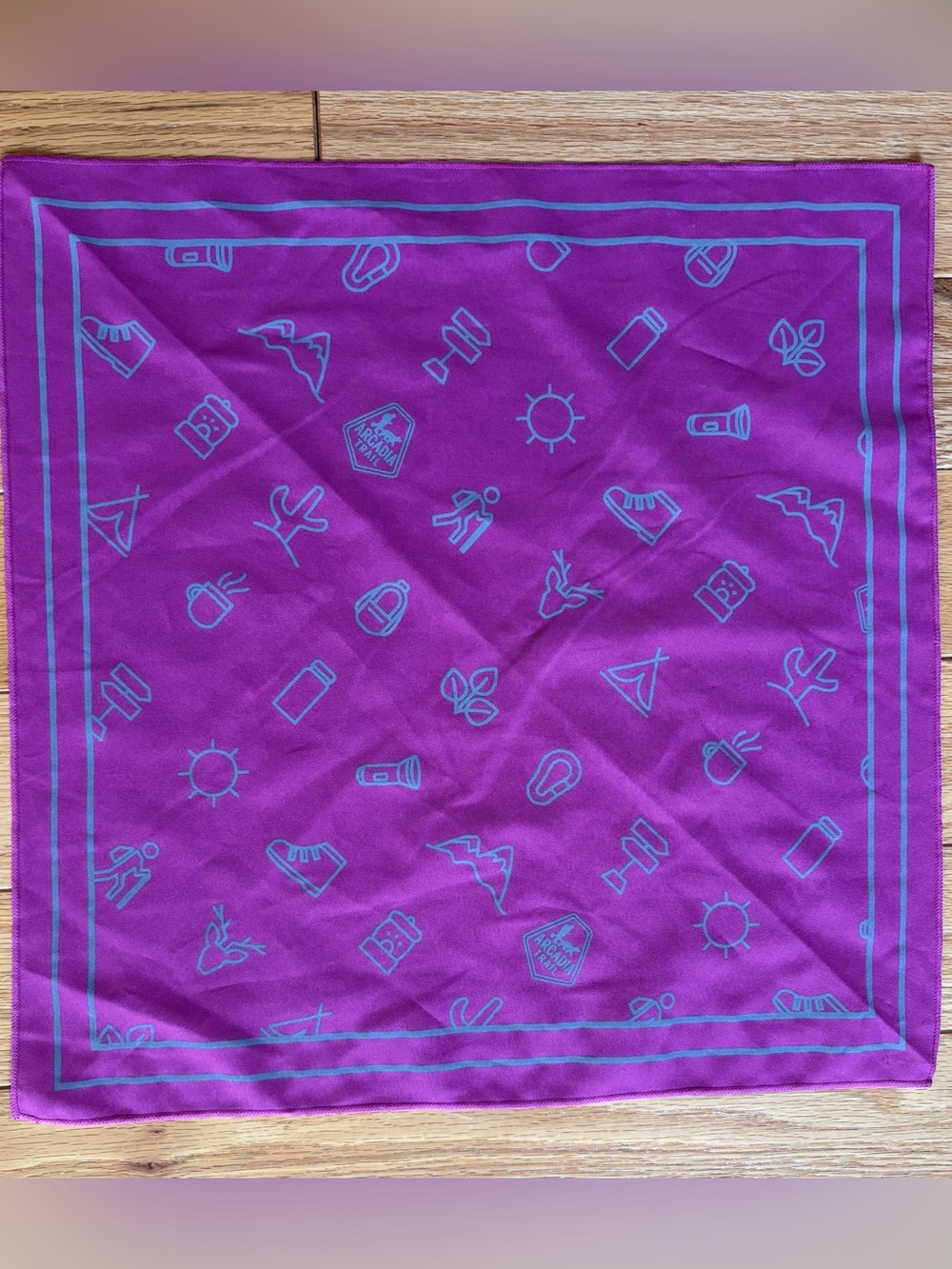 Arcadia Trail, High Visibility Pink Dog Bandana M/L